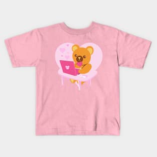 Connected teddy bear Kids T-Shirt